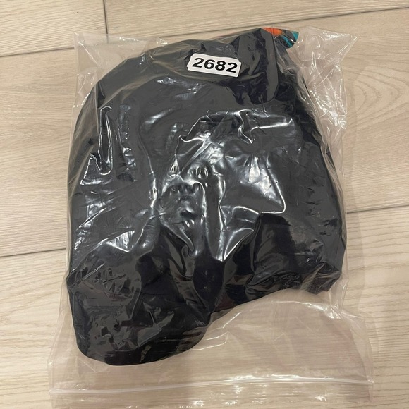 Longitude Black Tankini Swim Top Tie Front Abstract Print Size 14 - Picture 6 of 6